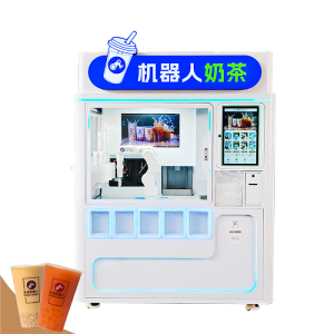 A new generation Generation AI Robot Milk Tea Kiosk